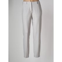 FABIANA FILIPPI - Pantalon droit beige en laine vierge - Femme - Taille 38 - Modz