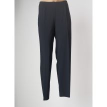 PIAZZA SEMPIONE - Pantalon droit bleu en laine vierge - Femme - Taille 46 - Modz