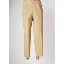 PIAZZA SEMPIONE - Pantalon 7/8 beige en coton - Femme - Taille 46 - Modz