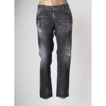 DSQUARED2 - Jeans coupe droite gris en coton - Femme - Taille 40 - Modz