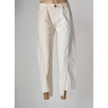 LANVIN - Jeans coupe large beige en coton - Femme - Taille 40 - Modz