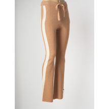 QUANTUM COURAGE - Pantalon flare beige en laine - Femme - Taille 34 - Modz
