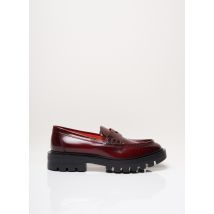SANTONI - Mocassins rouge en cuir - Femme - Taille 36 - Modz