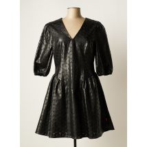 TEMPERATURA - Robe courte noir en polyester - Femme - Taille 42 - Modz