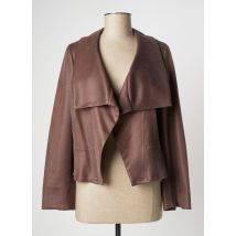 FRANCE RIVOIRE - Veste casual marron en polyester - Femme - Taille 48 - Modz