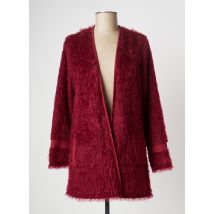 GUY DUBOUIS - Gilet manches longues rouge en polyester - Femme - Taille 38 - Modz