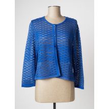GREGORY PAT - Gilet manches longues bleu en acrylique - Femme - Taille 38 - Modz