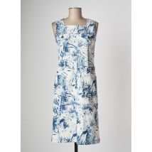 GREGORY PAT - Robe mi-longue bleu en viscose - Femme - Taille 38 - Modz