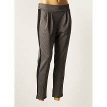 COULEURS DU TEMPS - Pantalon 7/8 gris en polyester - Femme - Taille 32 - Modz