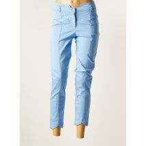 MERI & ESCA - Pantalon 7/8 bleu en coton - Femme - Taille 40 - Modz