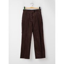 COMPTOIR DES COTONNIERS - Pantalon flare marron en coton - Femme - Taille 34 - Modz