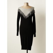 ELLEI - Robe mi-longue noir en viscose - Femme - Taille 36 - Modz