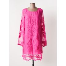 LOLLIPOPS - Robe mi-longue rose en nylon - Femme - Taille 36 - Modz