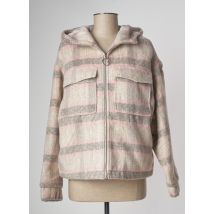TOM TAILOR - Manteau court rose en polyester pour femme - Taille 40 - Modz