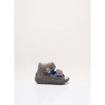 SUPERFIT - Sandales/Nu pieds gris en cuir - Garçon - Taille 19 - Modz