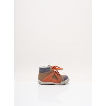 BELLAMY - Bottillons marron en cuir - Garçon - Taille 18 - Modz