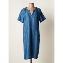 CONCEPT K - Robe mi-longue bleu en lyocell pour femme - Taille 40 - Modz