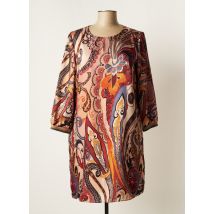 TINTA STYLE - Robe courte marron en polyester - Femme - Taille 42 - Modz