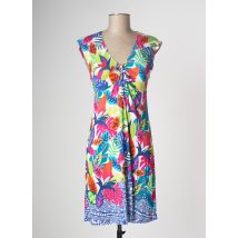 ANTIGEL - Robe de plage bleu en viscose - Femme - Taille 38 - Modz