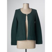 LES ZAZIEES MUTEES - Gilet manches longues vert en viscose - Femme - Taille TU - Modz