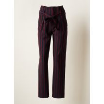 LE FABULEUX MARCEL DE BRUXELLES - Pantalon droit bleu en polyester - Femme - Taille 36 - Modz