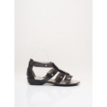 FUGITIVE BY FRANCESCO ROSSI - Sandales/Nu pieds noir en cuir - Femme - Taille 36 - Modz
