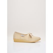 LA CADENA - Chaussons/Pantoufles beige en textile - Femme - Taille 36 - Modz