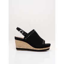 CARMELA - Espadrilles noir en cuir - Femme - Taille 40 - Modz