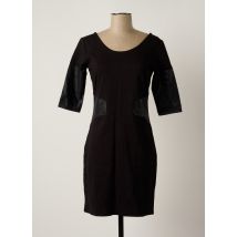 KAPORAL - Robe mi-longue noir en viscose - Femme - Taille 38 - Modz