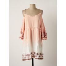 DESIGUAL - Robe courte rose en viscose - Femme - Taille 38 - Modz