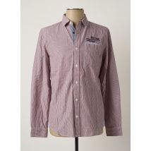 KAPORAL - Chemise manches longues rouge en coton - Homme - Taille S - Modz