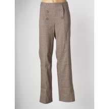 LES P'TITES BOMBES - Pantalon droit beige en polyester - Femme - Taille 38 - Modz