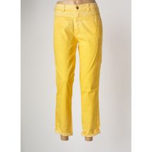 PAKO LITTO - Jeans coupe droite jaune en coton pour femme - Taille 42 - Modz