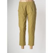 LES P'TITES BOMBES - Pantalon 7/8 vert en coton pour femme - Taille 36 - Modz