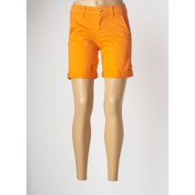 HAPPY - Short orange en coton - Femme - Taille W24 - Modz
