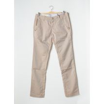 YES.ZEE - Pantalon chino beige en coton - Homme - Taille W28 - Modz