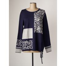 PASSIONI - Pull bleu en viscose - Femme - Taille 38 - Modz