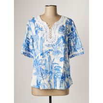 INDIES - Blouse bleu en viscose - Femme - Taille 42 - Modz
