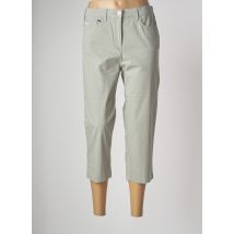 ZERRES - Pantalon 7/8 gris en coton - Femme - Taille 40 - Modz