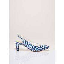 AZUREE - Sandales/Nu pieds bleu en cuir pour femme - Taille 40 - Modz