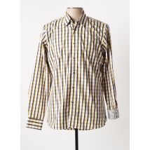 MADDOX - Chemise manches longues jaune en coton - Homme - Taille M - Modz