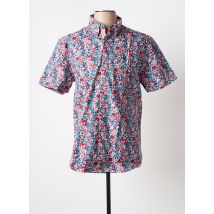 GABICCI - Chemise manches courtes bleu en coton - Homme - Taille M - Modz