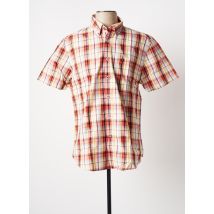 GABICCI - Chemise manches courtes orange en coton - Homme - Taille M - Modz