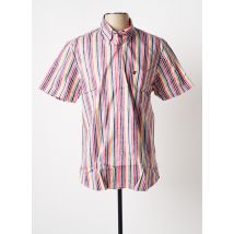 GABICCI - Chemise manches courtes rouge en coton - Homme - Taille M - Modz