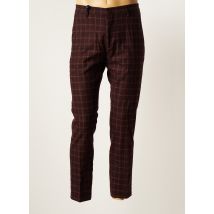 EXIBIT - Pantalon chino marron en laine vierge - Homme - Taille 50 - Modz