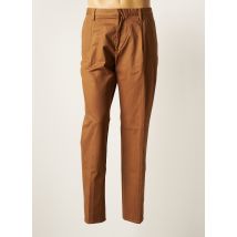 DEVRED - Pantalon chino marron en coton - Homme - Taille 48 - Modz