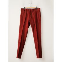 DEVRED - Pantalon chino marron en coton - Homme - Taille 40 - Modz