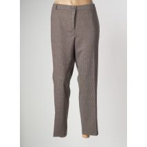 BRAX - Pantalon chino marron en polyester - Femme - Taille 48 - Modz