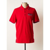 PAUL & SHARK - Polo rouge en coton pour homme - Taille S - Modz