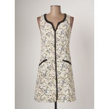 ARELINE - Robe courte beige en coton - Femme - Taille 36 - Modz